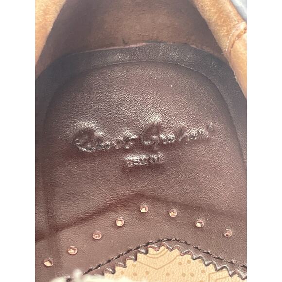 Robert Graham Wingtip Oxford Dark Camouflage Lace Up Shoes Men’s Size 10 - Picture 11 of 11